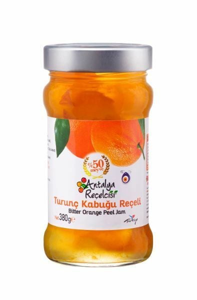 Antalya Reçelcisi Bitter Orange Peel Jam - 380g - Turunç Kabuğu Reçeli
