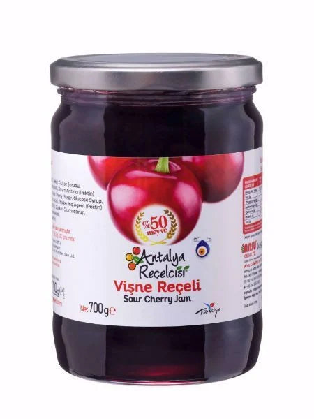 Antalya Reçelcisi Sour Cherry Jam 700g - Vişne Reçeli