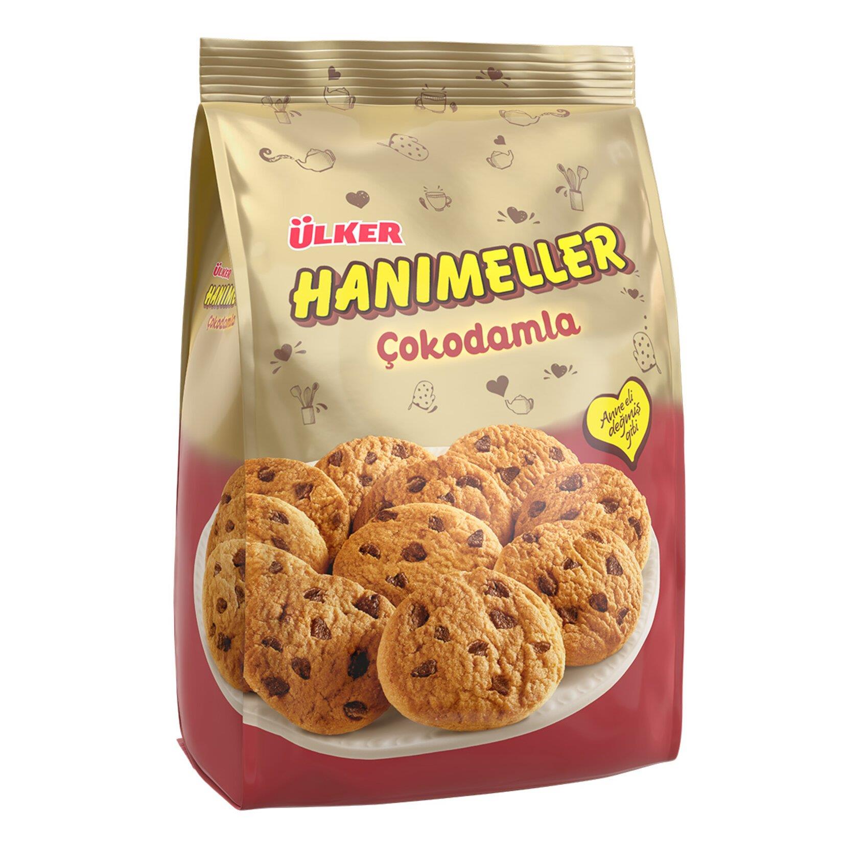 Ülker Hanımeller Cookie with Chocolate Pieces – 150g