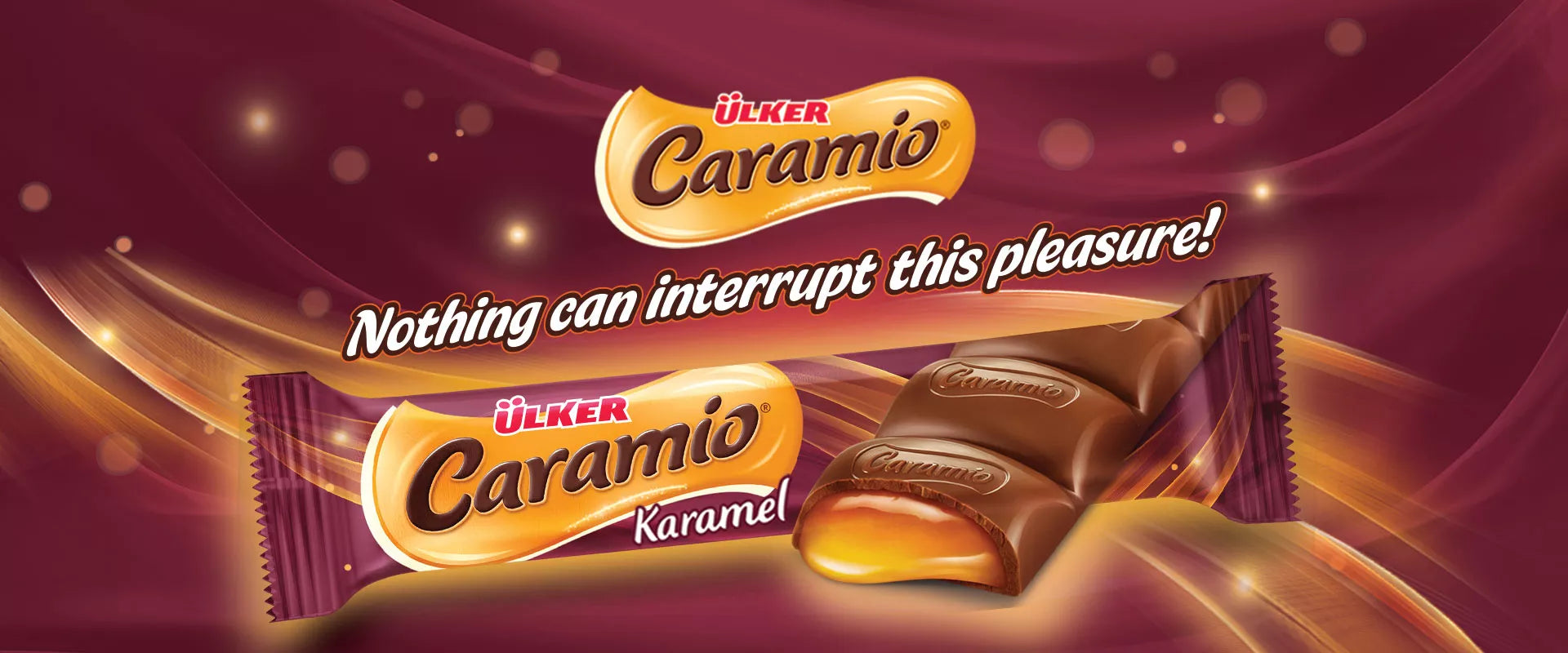 Ulker Caramio Chocolate w/Caramel 32g - Ülker Caramio Karamel Dolgulu Çikolata