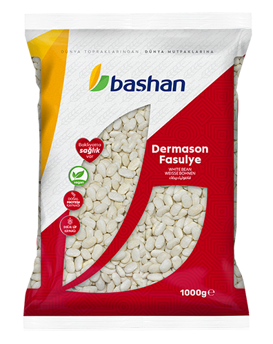 Bashan White Beans Dermason 1000g - Başhan Dermason Fasulye