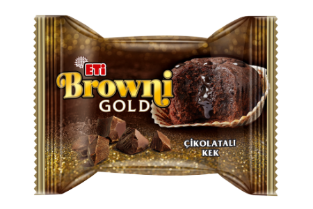 Eti Browni Gold Chocolate Cake 45g - Eti Browni Gold Çikolatalı Kek
