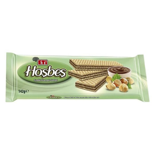 Eti Hosbes Hazelnut Paste Filled Wafer 142g - Eti Hosbes Findik Kremali Gofret