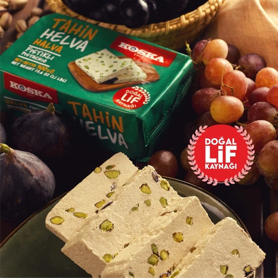 Koska 500g Halva with Pistachio (Halal&Vegan)