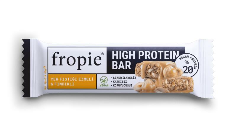 Fropie High Protein Bars with Hazelnut & Peanut Butter 40g