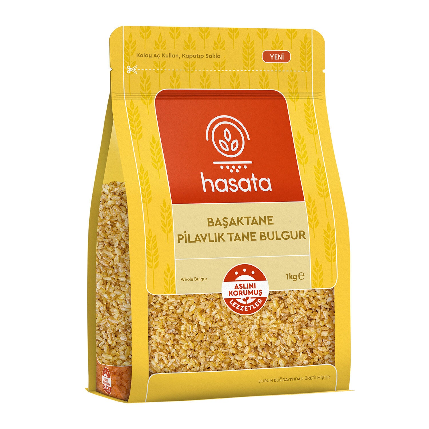 Hasata Extra Coarse Bulgur 1000g - Hasata Basaktane Pilavlik Tane Bulgur
