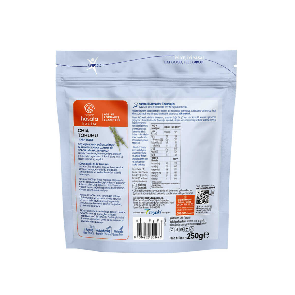 Hasata Chia Seeds 250g - Hasata Chia Tohumu