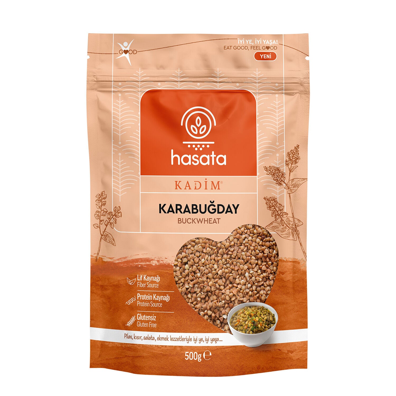 Hasata Buckwheat 500g - Hasata Karabuğday