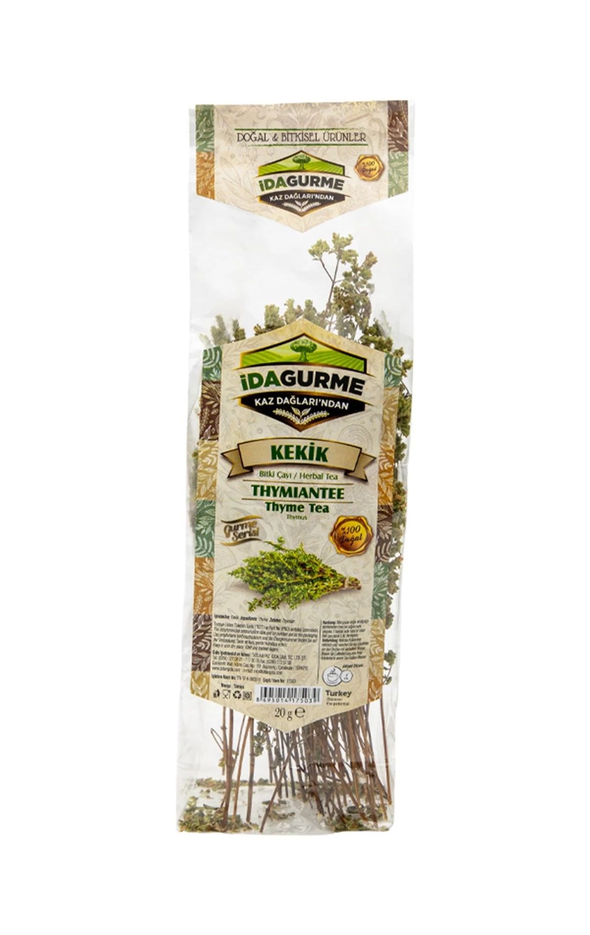 Ida Gurme Thyme Tea 20g - Ida Gurme Kekik Çayı