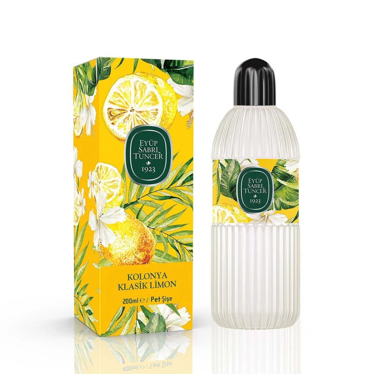 EST Classic Lemon Cologne Plastic Bottle - 200ml (Eyup Sabri Tuncer) - EST Klasik Limon Kolonyası