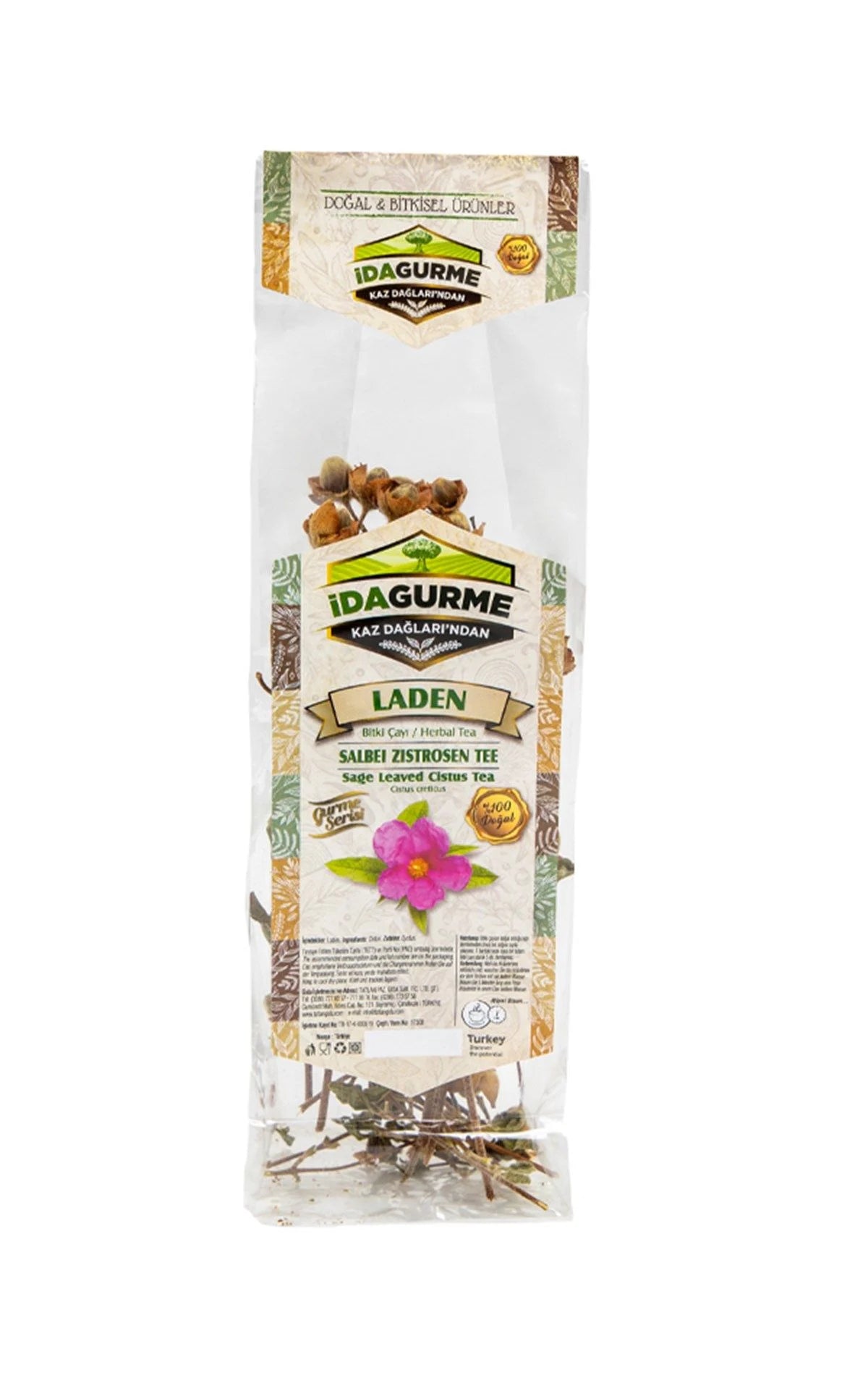 Ida Gurme Cistus Tea 20g - Ida Gurme Laden Çayı