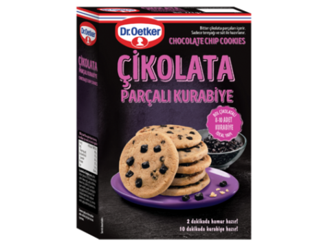 Dr. Oetker Chocolate Chip Cookie Mix 223g - Dr. Oetker Çikolata Parçalı Kurabiye
