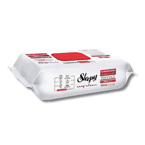 Sleepy Surface Cleaning Wipes – Cherry Blossom – 100 Sheets - Sleepy Kiraz Cicegi Yuzey Temizleme Bezi