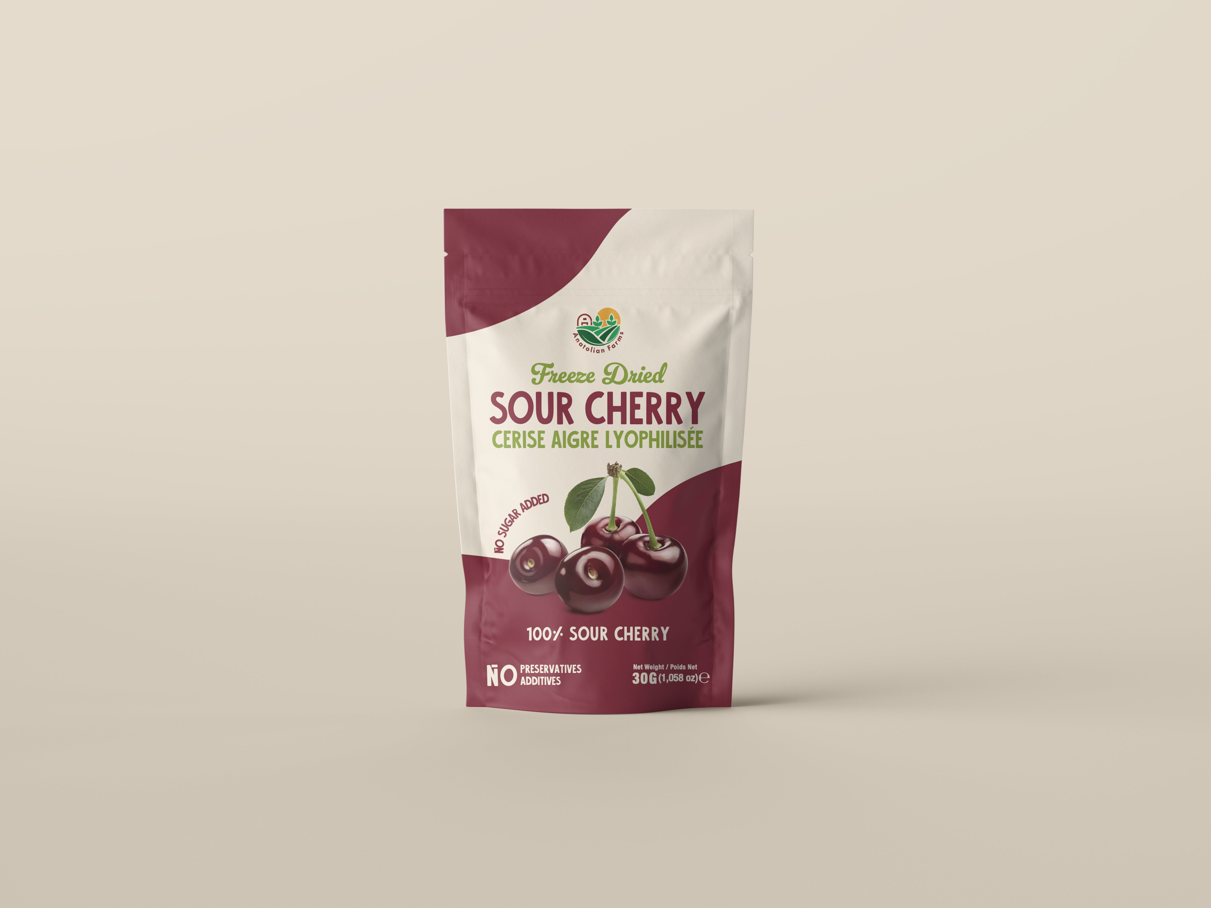 Anatolian Farms Freeze Dried Sour Cherry 30g