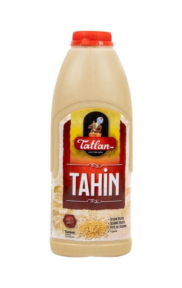 Tatlan Tahini Plastic Bottle 1000g - Tatlan Tahini Plastik Sise