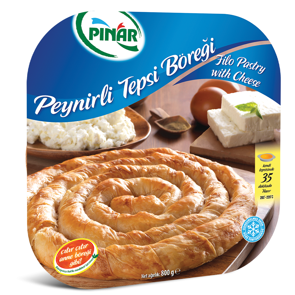Pınar Filo Pastry Pie 800g w/Cheese (Peynirli Börek)
