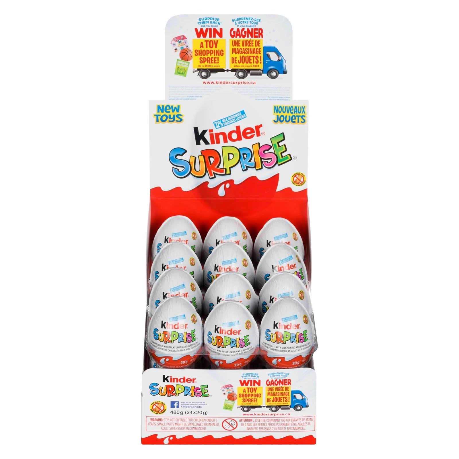 Kinder Surprise Classic Chocolate 24x20g