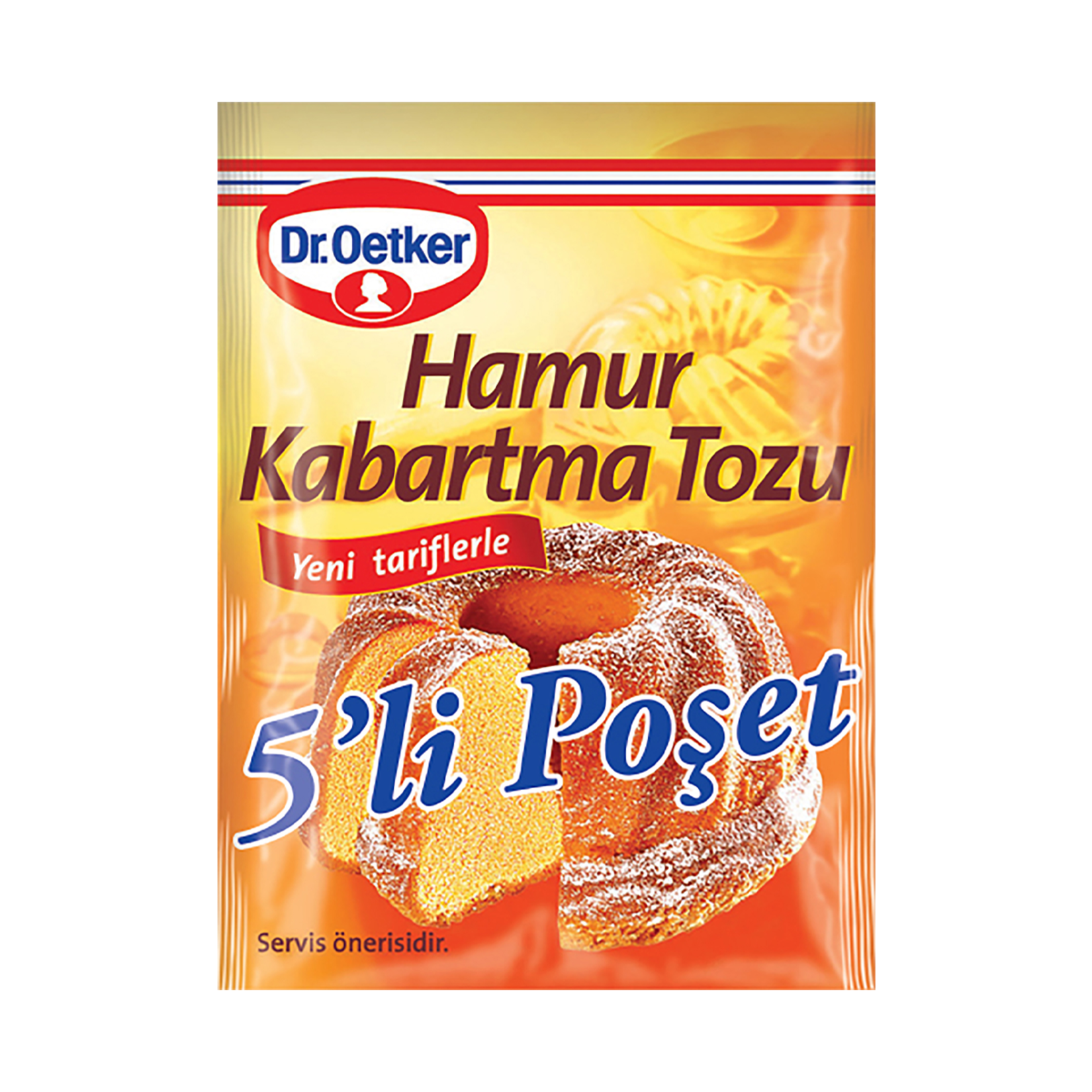Dr. Oetker Baking Powder - 50g (5 Pack of 10g) (Kabartma Tozu)