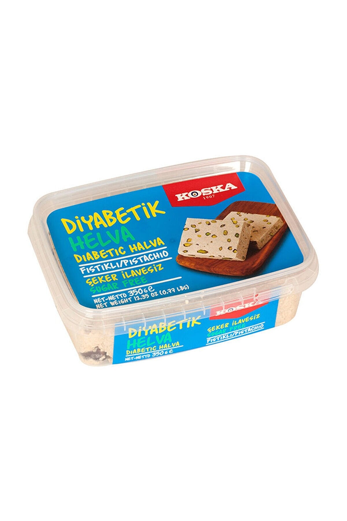 Koska 350g Diabetic Halva with Pistachio (Halal&Vegan)