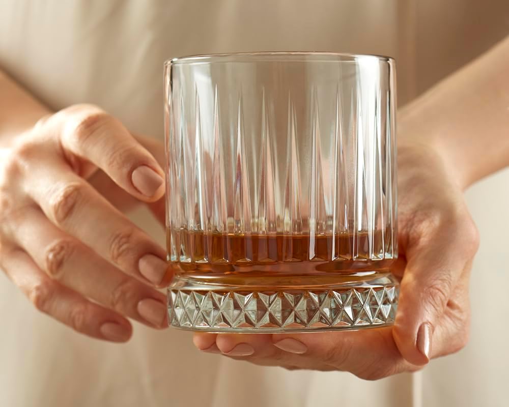 Pasabahce Elysia Whiskey & Cocktail Glasses Set of 4 - 355cc