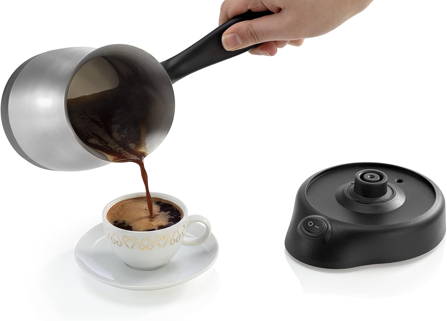 ARZUM Cezve Stainless Steel Turkish Coffee Maker