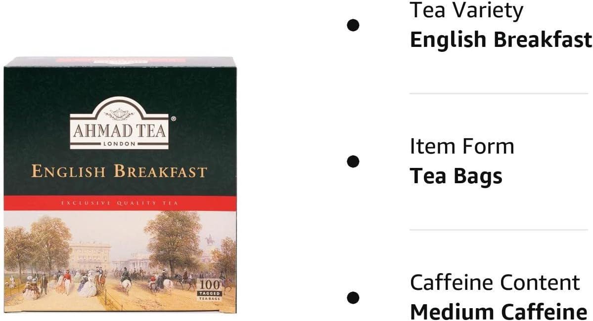 Ahmad Tea English Breakfast 100 Tea Bags