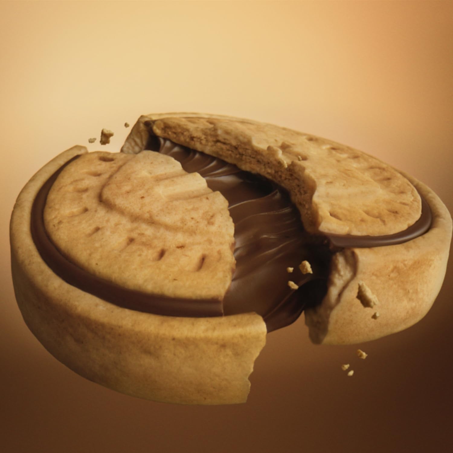 Nutella Biscuits – 276g (Crispy Golden Shell Filled with Creamy Nutella)