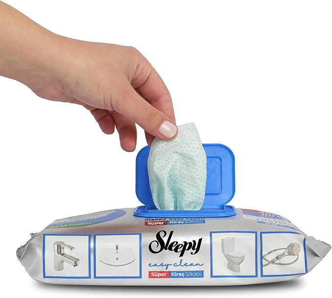 Sleepy Surface Cleaning Wipes – Descaler – 30 Sheets - Sleepy Kirec Sokucu Havlu