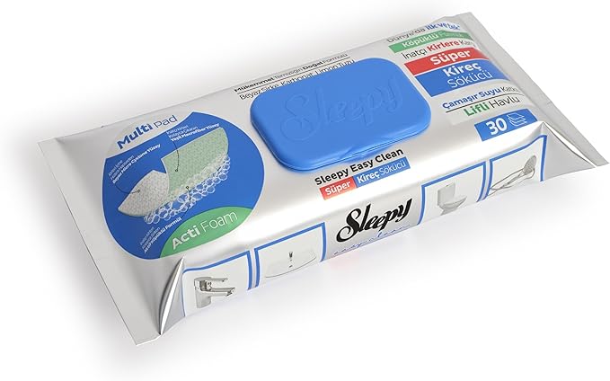 Sleepy Surface Cleaning Wipes – Descaler – 30 Sheets - Sleepy Kirec Sokucu Havlu