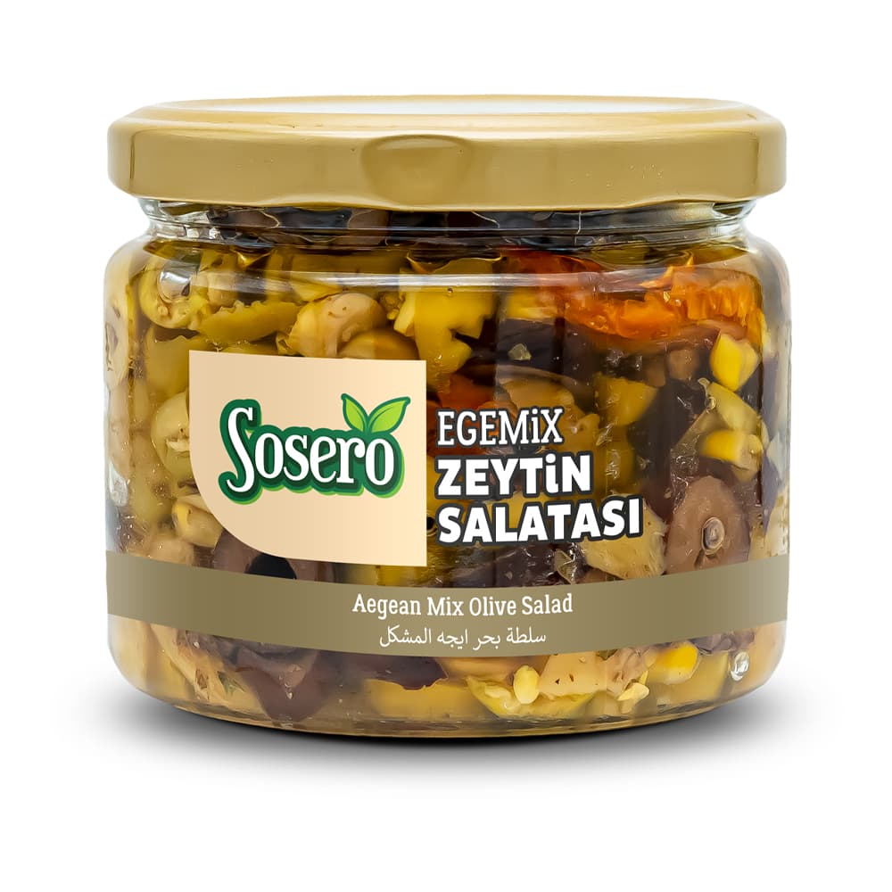 Sosero Aegean Mix Olive Salad 290g - Egemix Zeytin Salatasi