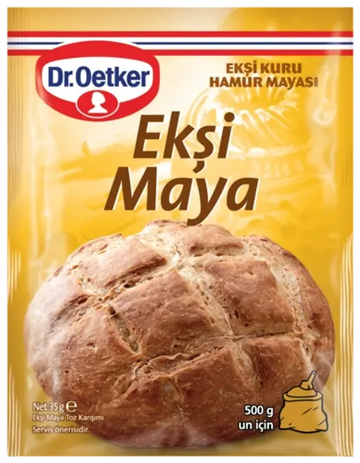 Dr. Oetker Sourdough Starter 35g - Dr. Oetker Eksi Maya