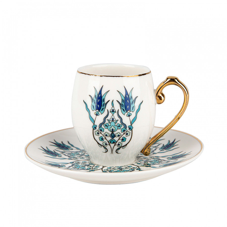 Karaca İznik Espresso & Turkish Coffee Cup Sets of 2