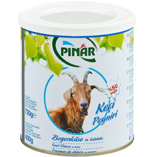Pinar Goat Cheese 400g in Tin - Pinar Keci Peyniri 400g