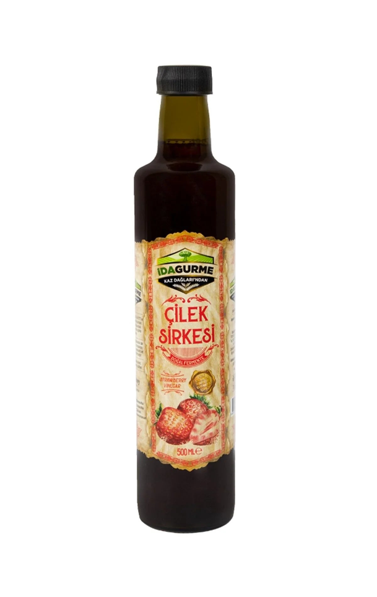 Ida Gurme Strawberry Vinegar 500ml - Ida Gurme Cilek Sirkesi