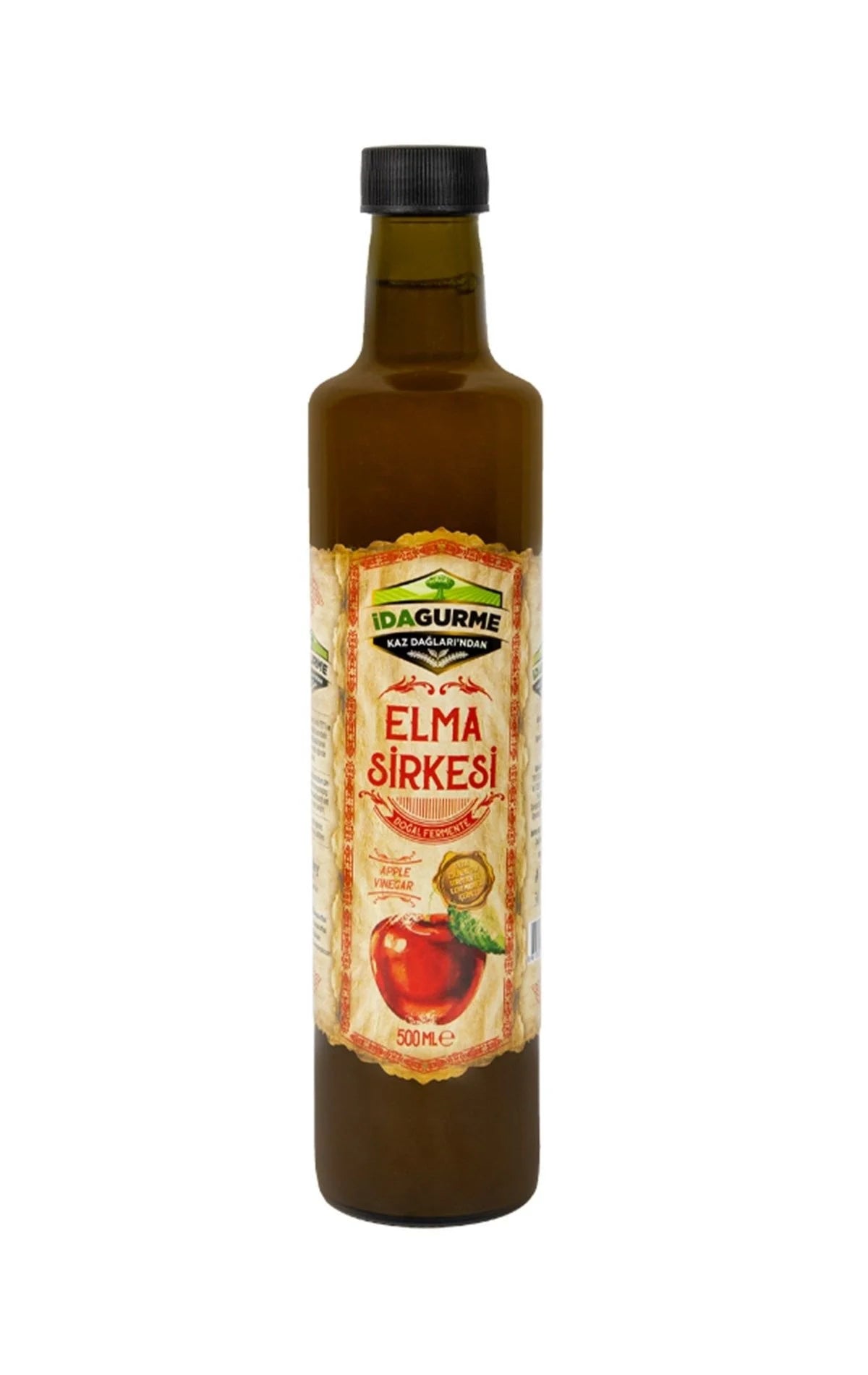 Ida Gurme Apple Vinegar 500ml - Ida Gurme Elma Sirkesi
