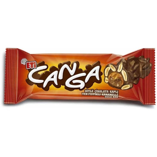 Eti Canga Milk Chocolate with Whole Peanut 45g - Eti Canga Yer Fistikli Sutlu Cikolata