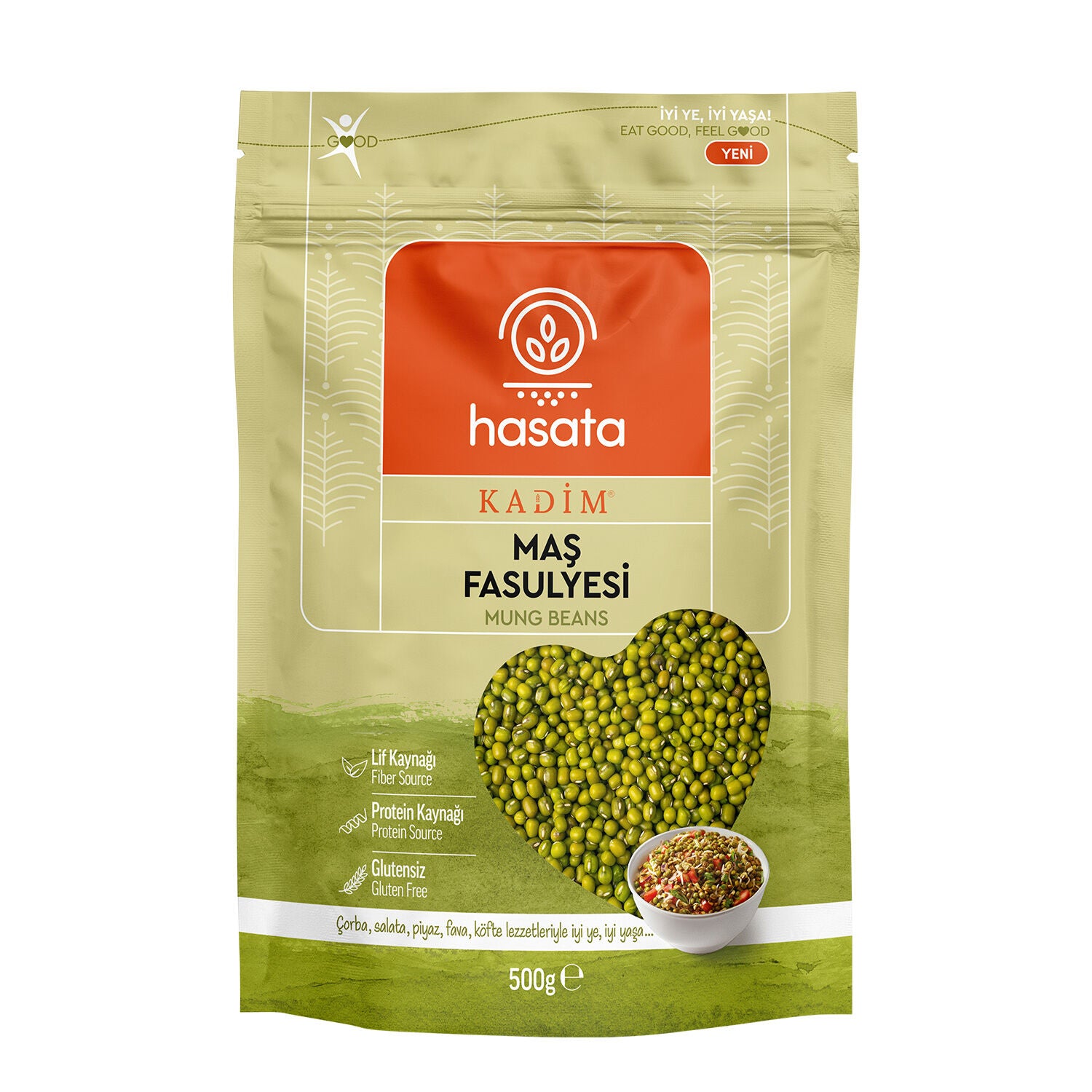 Hasata Mung Beans 500g - Hasata Maş Fasulyesi