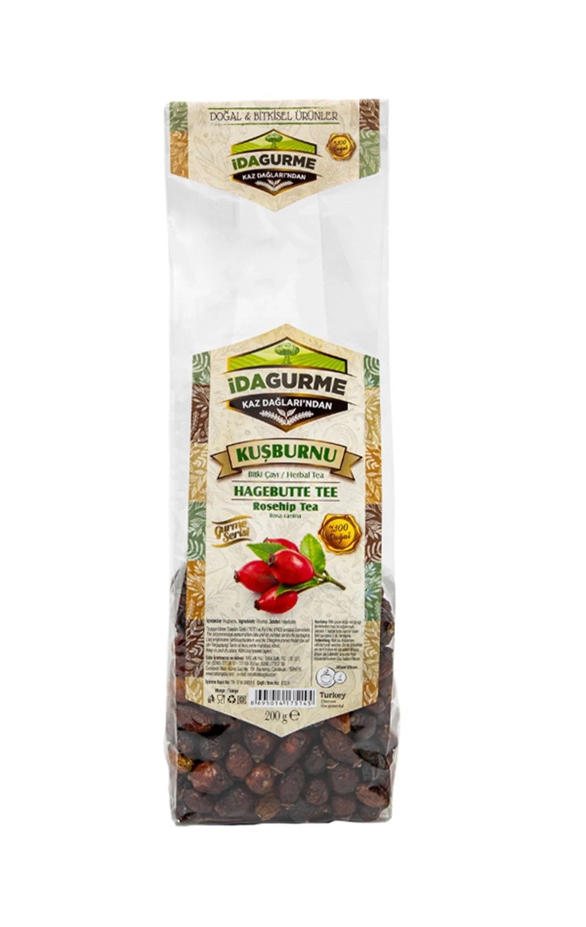 Ida Gurme Rosehip Tea 200g - Ida Gurme Kuşburnu Çayı