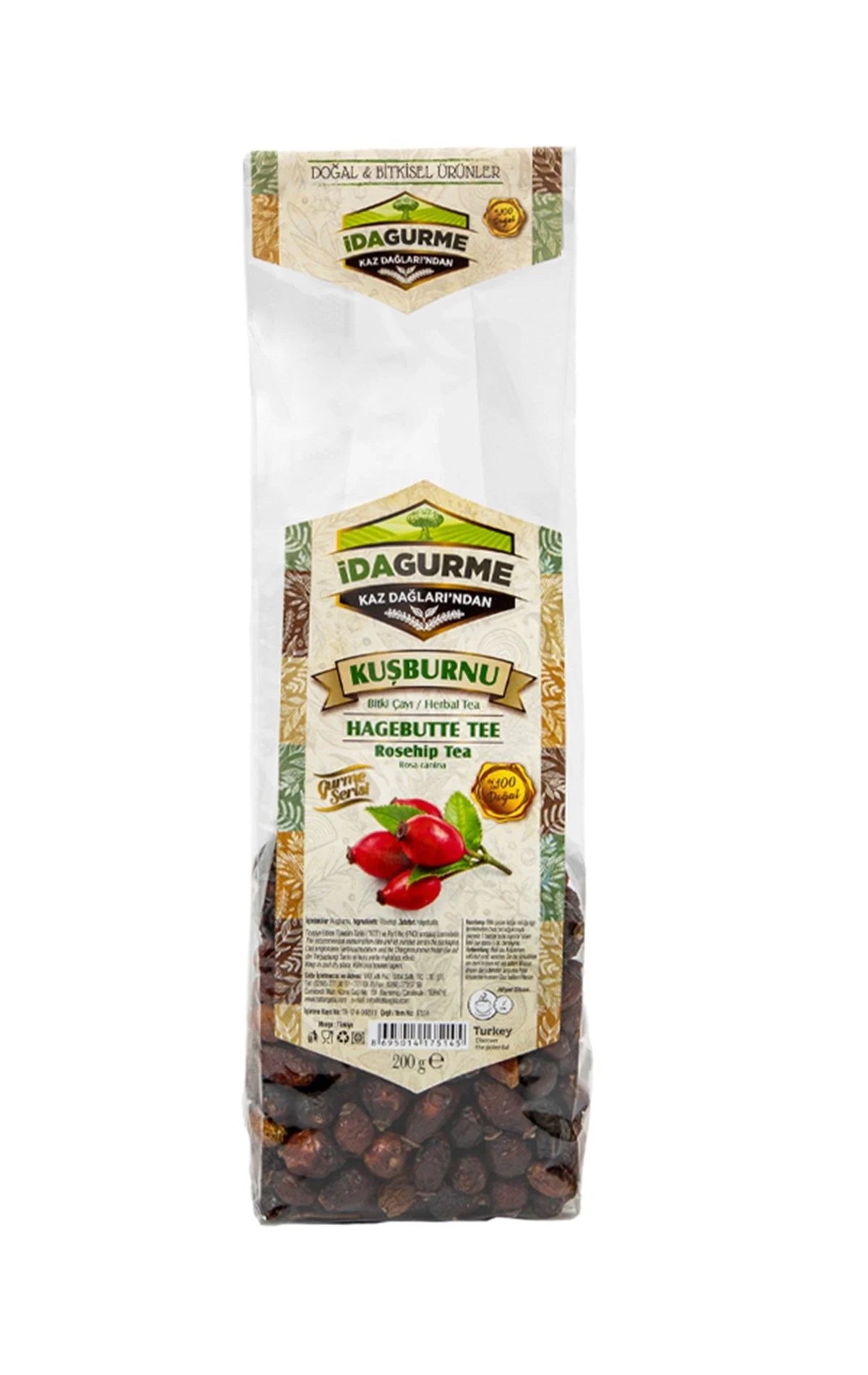 Ida Gurme Rosehip Tea 200g - Ida Gurme Kuşburnu Çayı