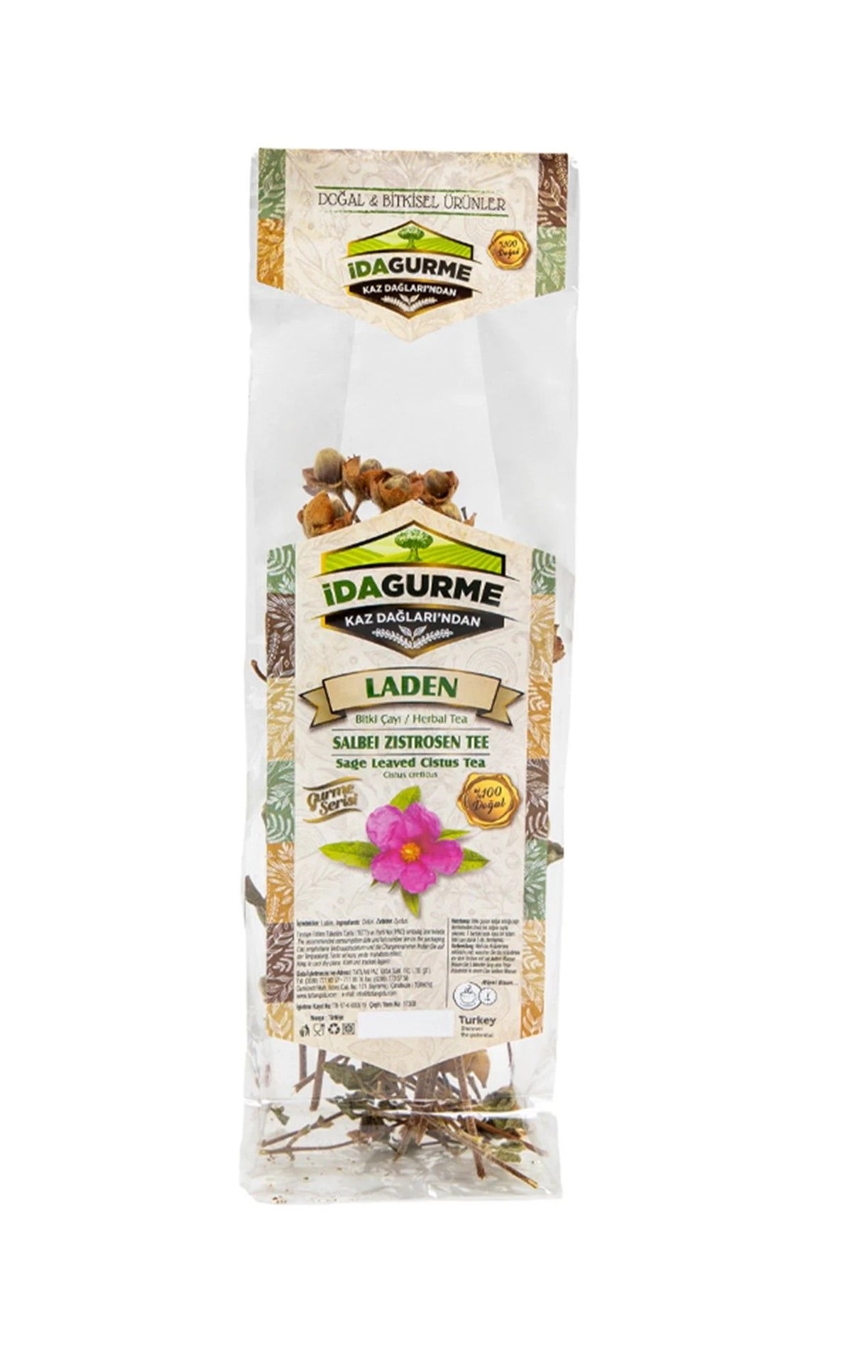 Ida Gurme Cistus Tea 20g - Ida Gurme Laden Çayı