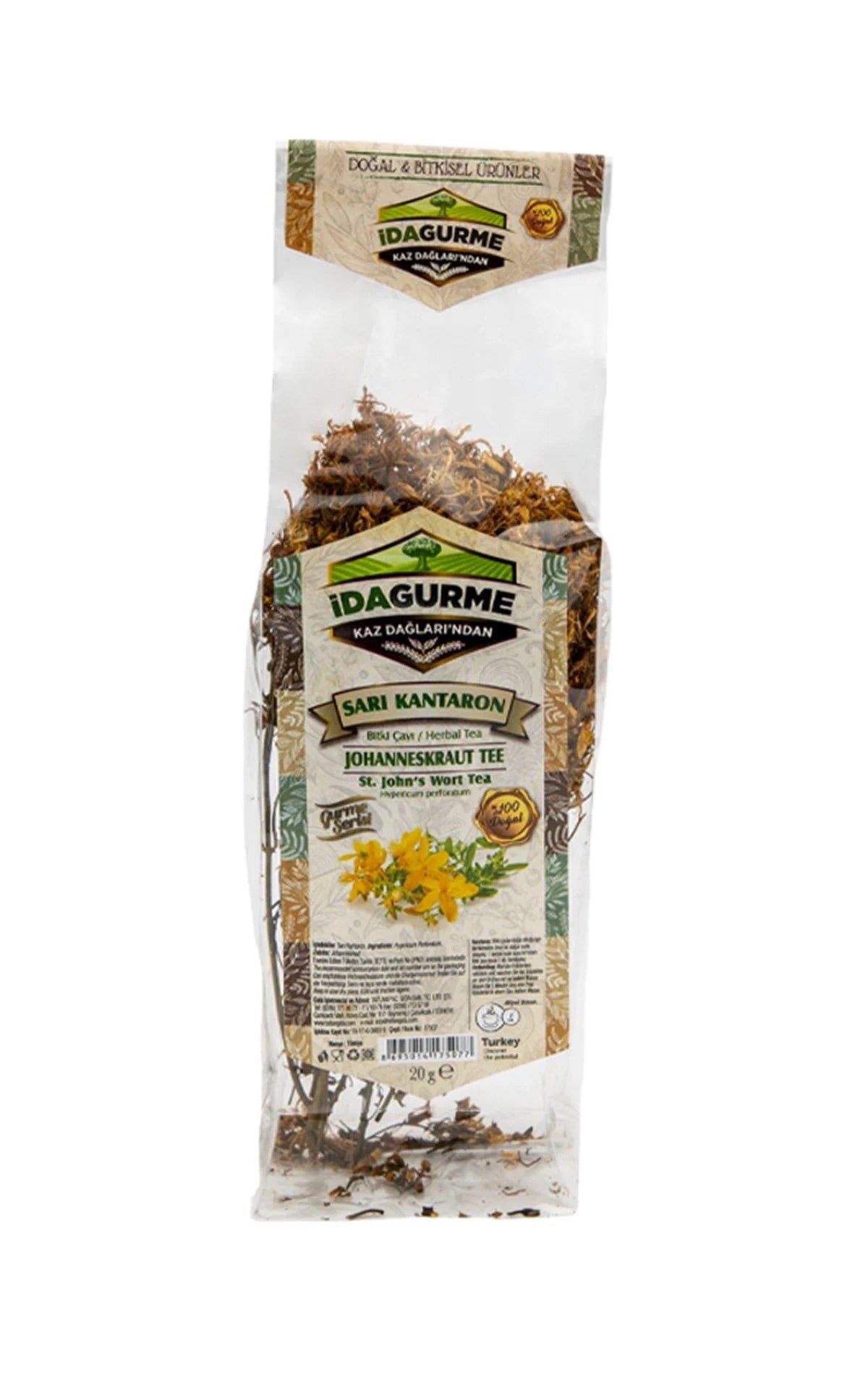 Ida Gurme St. John's Wort Tea 20g - Ida Gurme Sarı Kantaron Çayı