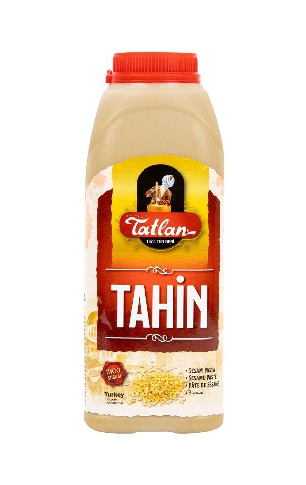 Tatlan Tahini Plastic Bottle 500g - Tatlan Tahin Plastik Sise