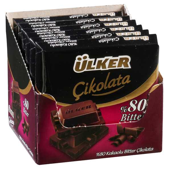 Ulker %80 Bitter Chocolate 60g