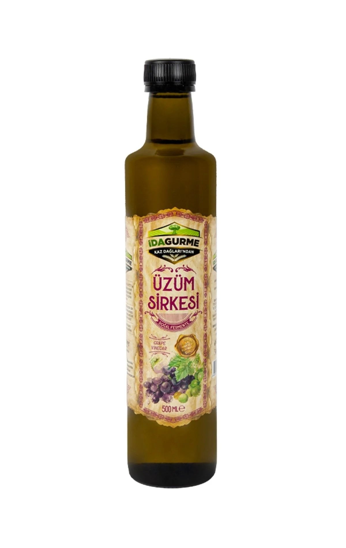 Ida Gurme Grape Vinegar 500ml - Ida Gurme Uzum Sirkesi