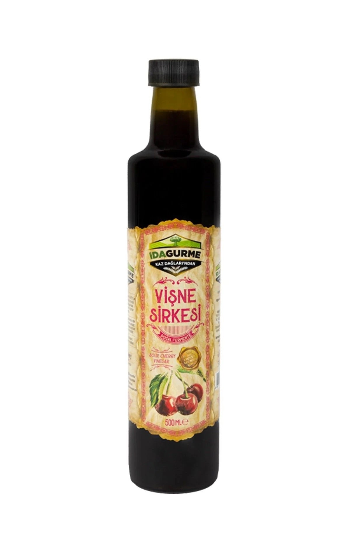 Ida Gurme Sour Cherry Vinegar 500ml - Ida Gurme Visne Sirkesi